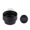 49mm Rubber Camera Lens Hood Set/2pcs Collapsible Designs Reduce Glare and Flares Improve Photography and Video