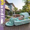Children's Inflatable Water Park with Sunshade Beach Overflow Pool