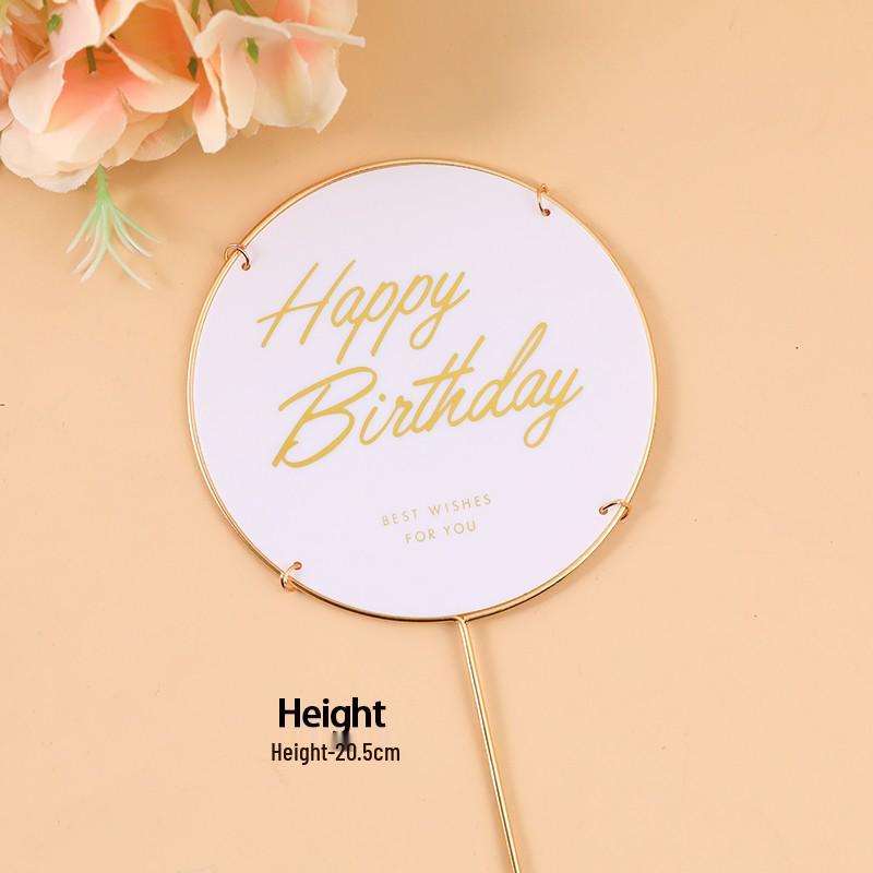 Топпер для торта «Бабочка с золотым краем»: Креативный розовый дизайн для дня рождения богини