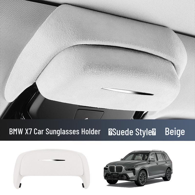 Зажим для очков из замши и футляр для хранения солнцезащитных очков, совместимые с BMW.