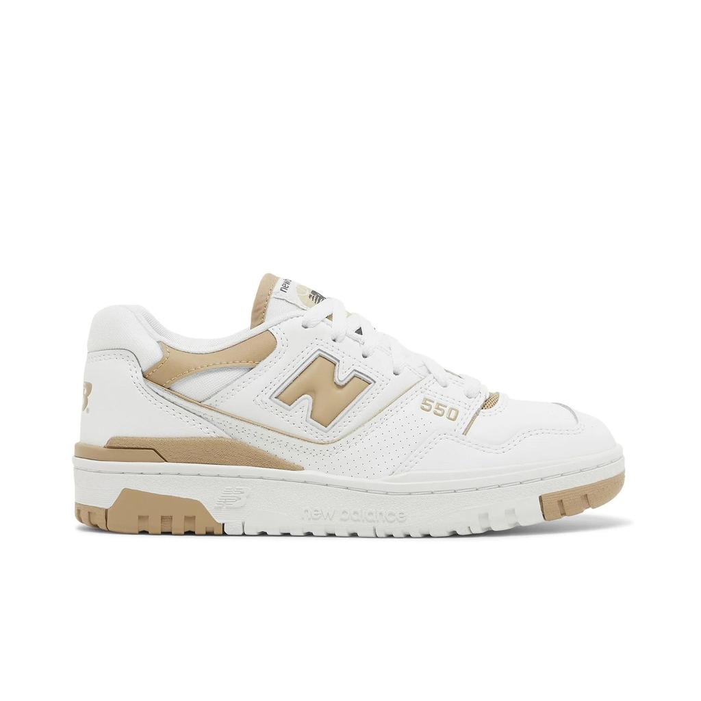 New Balance Womens 550 'White Incense' (women's sizes) White / Incense Vintage Basketball Shoes BBW550BT