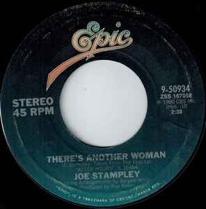 7inch Record JOE STAMPLEY - There's Another Woman / No Love At 950934 Epic 1980 US Folk Used