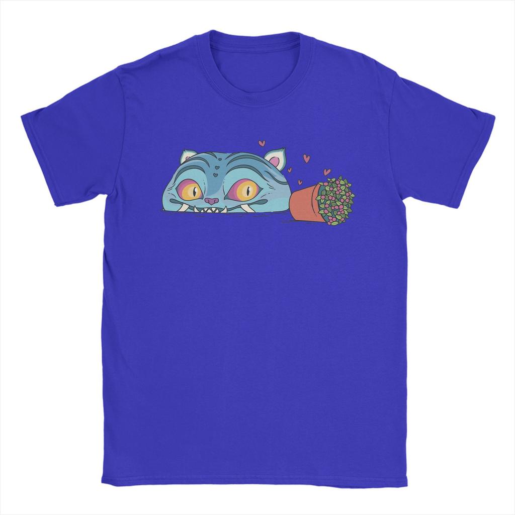 Men T-Shirt KPop Demon Hunters Derpy Humor Cotton Tees Short Sleeve  T Shirts Crewneck Clothes Plus Size