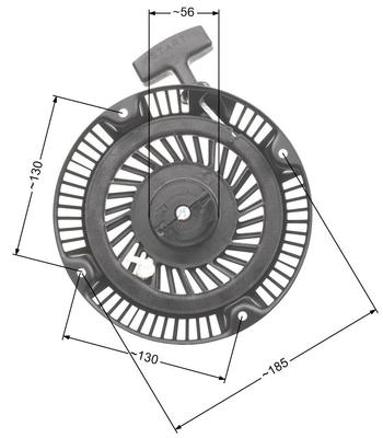 Замена стартера B&S Z400/Z500. 695058 591606 Nz543