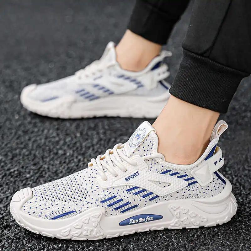 Fashion Round Foot PU Leather Big Size Men Boots Tennis Casual Man Sneakers Loafer Shoes For Mens Sports Tenisfeminino All Brand