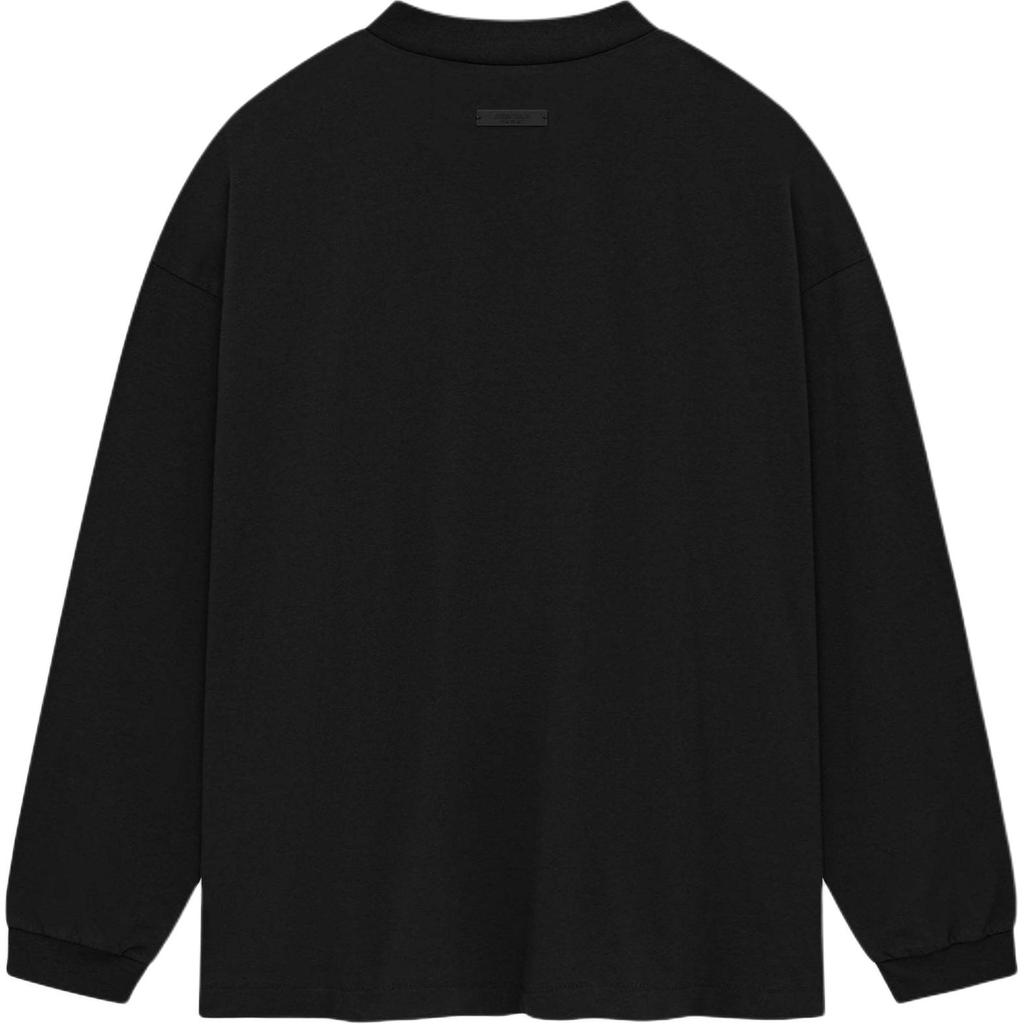 Fear of God Футболка Essentials Jersey с длинным рукавом, черная, мужская, топы 125BT244200F