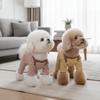 Soft Dog Jumpsuit Elastic Dog Home Clothing Pet Sleepwear Striped Dog Base Shirt  Belly Protection