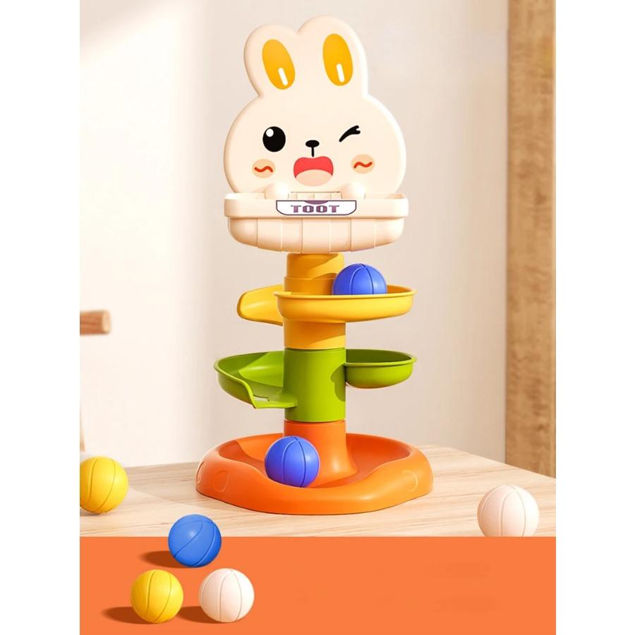 Игрушки для сбрасывания шариков для малышей Монтессори игрушка-башня для складывания развивающие игры для младенцев обучающая деятельность подарок на день рождения