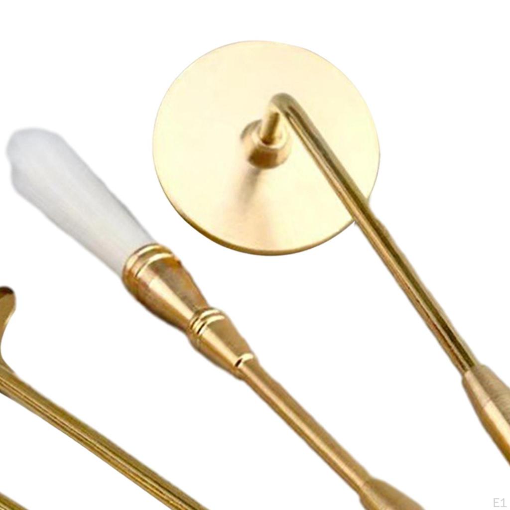 4 шт. латунный инструмент для изготовления благовоний, набор порошковых горелок, домашний аромат, китайская церемония