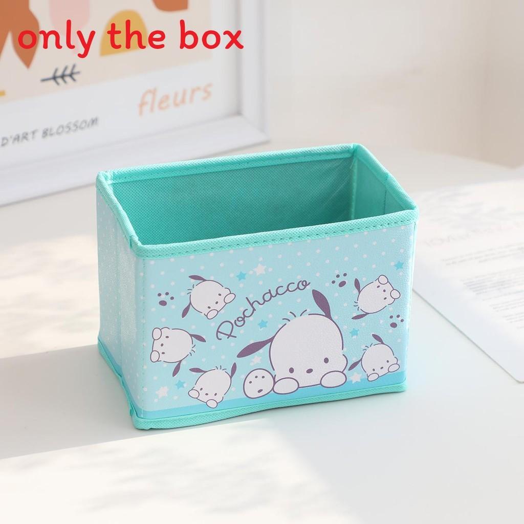 Hello Kitty Kuromi Cinnamoroll My Melody Узор Складной Настольный Органайзер для Хранения Косметики и Офисных Принадлежностей