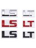 3D Metal LT LS Letterl Badge Logo Car Rear Trunk  Emblem Stickers Decal for Chevrolet Silverado Colorado Corvette C8 Car Styling