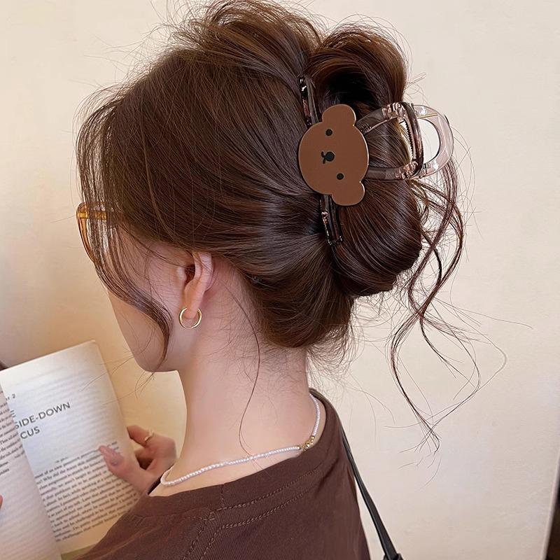 Полые заколки для волос, держатель для хвостика для девочки, заколки для волос, зажим-акула, элегантные повседневные аксессуары для волос, головной убор