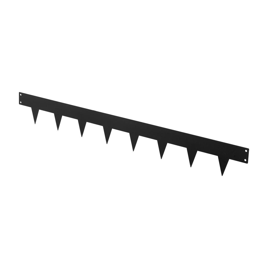 Galvanized Steel Landscape Edging, 10-Pack 1016 x 114 mm Metal Edging for Landscaping with 11 Mounting Clips, Heavy Duty Metal Garden Edge Border for