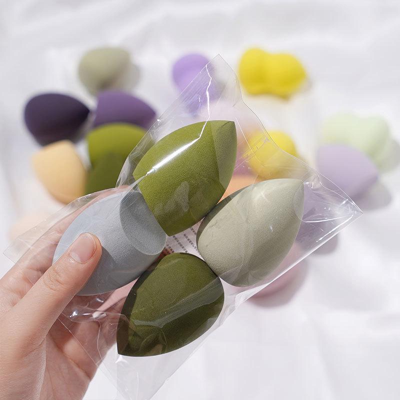 Super Soft Beauty Sponge Makeup Egg Set - Non-Absorbing Puff Cushion