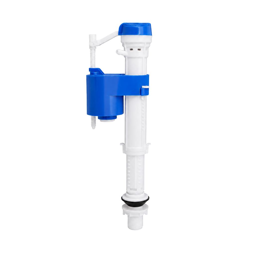 Adjustable Anti-Siphon Toilet Fill Valve with Low Noise Pressure Shut-Off and Multiple Thread Options