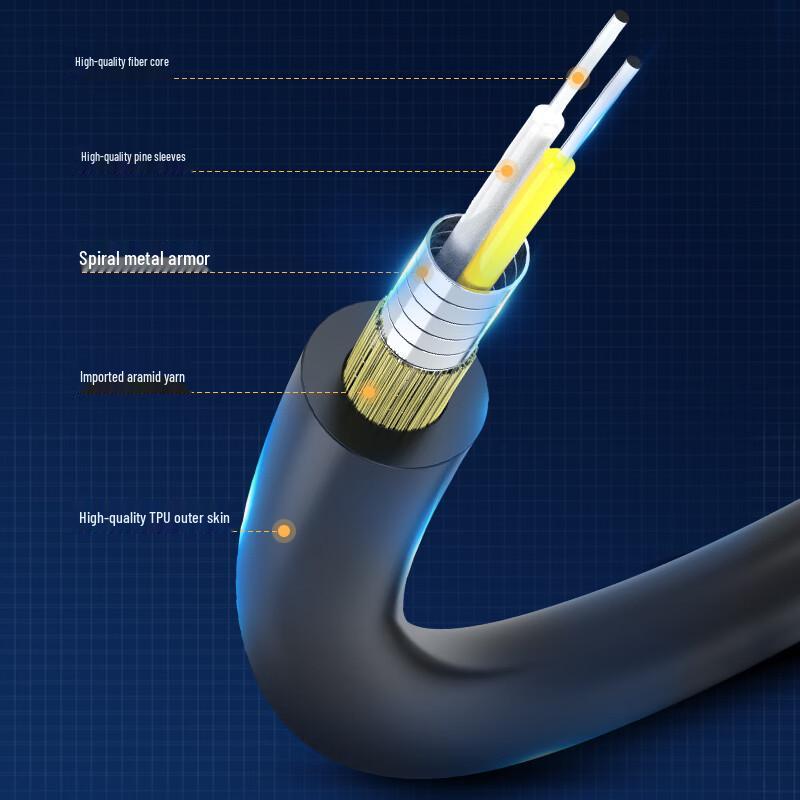 Rugged Outdoor Single-Mode Field Fiber Optic Cable with Portable Reel