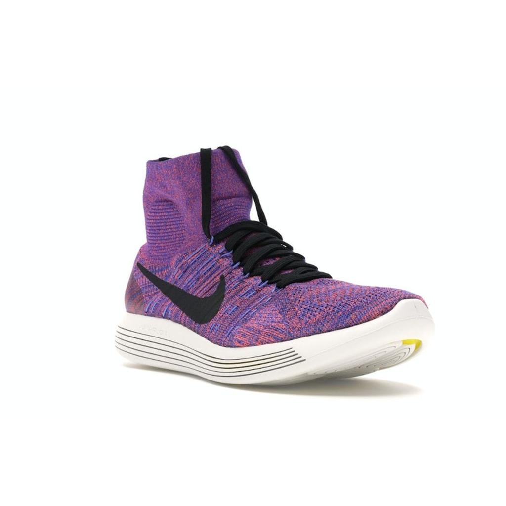 Nike Lunarepic Flyknit Men Sneakers Purple Paramount-Blue Black 818676-402