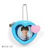 Sanrio Mini Pouch with Badge - Character Grand Prix 3rd Edition - Colorful Heart Series - Kuromi (Kuromi-chan) - Character Item No. 432911