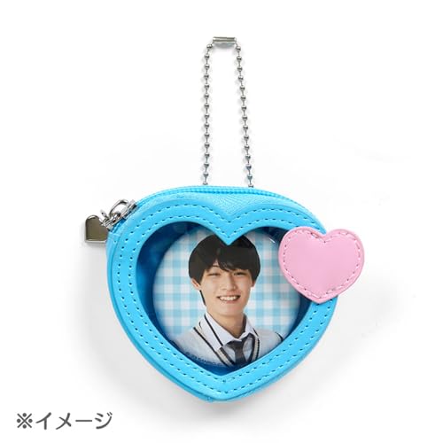 Sanrio Mini Pouch with Badge - Character Grand Prix 3rd Edition - Colorful Heart Series - Kuromi (Kuromi-chan) - Character Item No. 432911