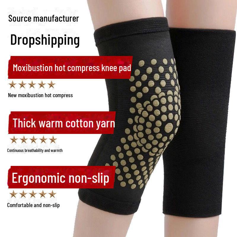Наколенники с полынью для тепла — согревающие леггинсы для прижигания для пожилых людей в холодную погоду