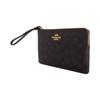 Coach Искусственная кожа Клатч Маленький Женский Грецкий орех Черный