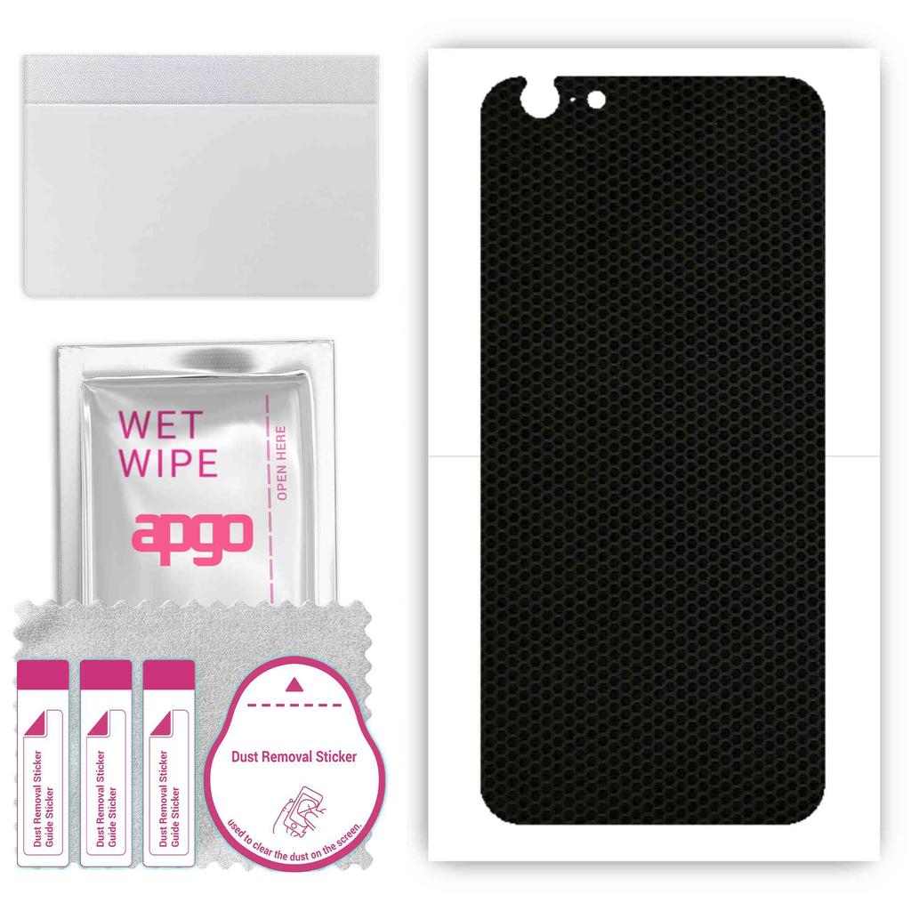 apgo Protective Skin Sticker for the back compatible with Apple iPhone 6 Plus, Wrap Film, Foil, Vinyl - Pattern Matrix