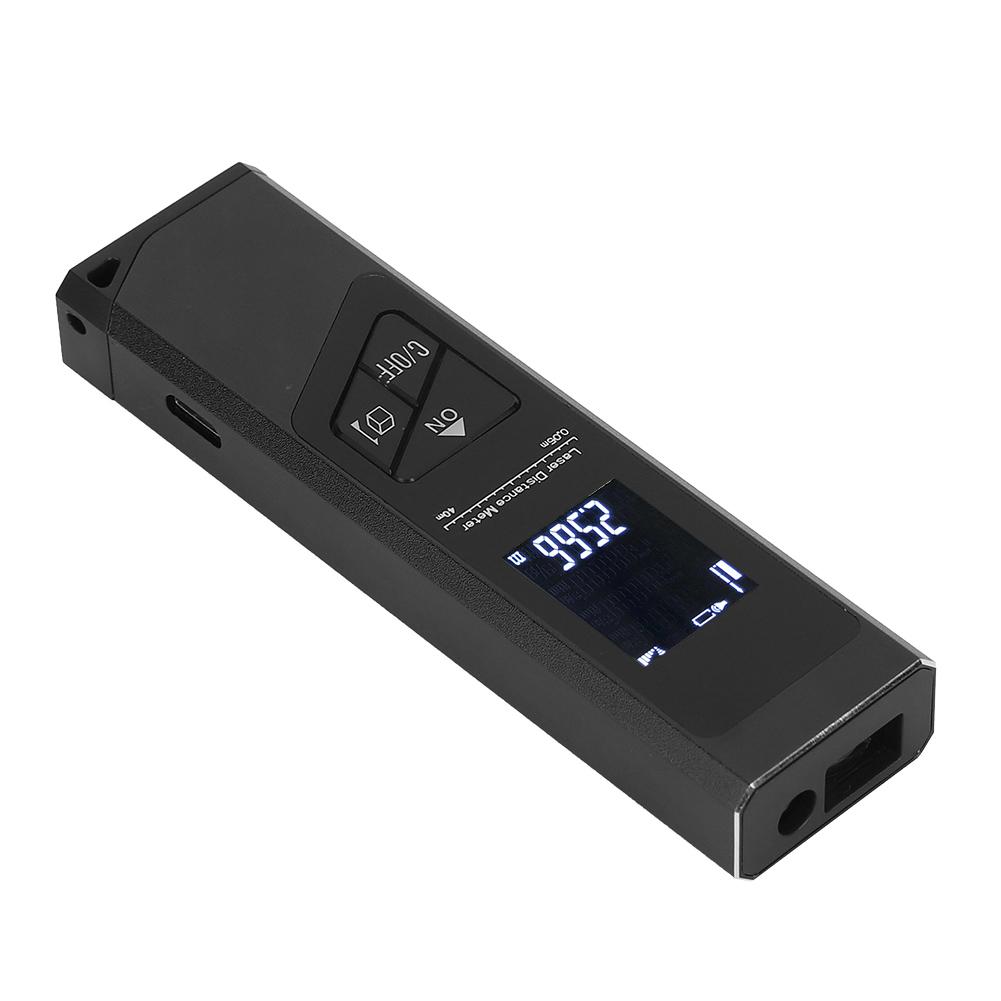 Hand‑Held Aluminum Alloy Infrared Distance Meter 40m Range Finder Measuring Tool for Site