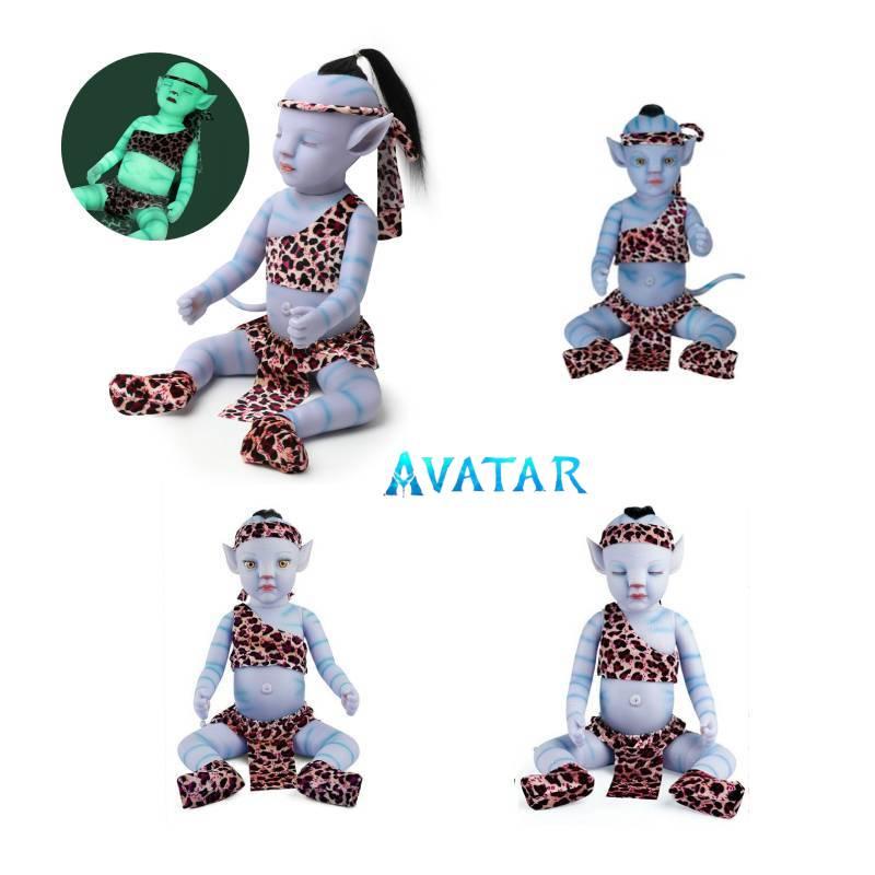 Светящаяся кукла-аватар Невероятно реалистичный реборн-младенец 12 дюймов