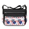 Shoulder Bag Middle-aged Women's Bag Oxford Cloth One-shoulder Messenger Bag Mother Bag Large-capacity Printed Bag