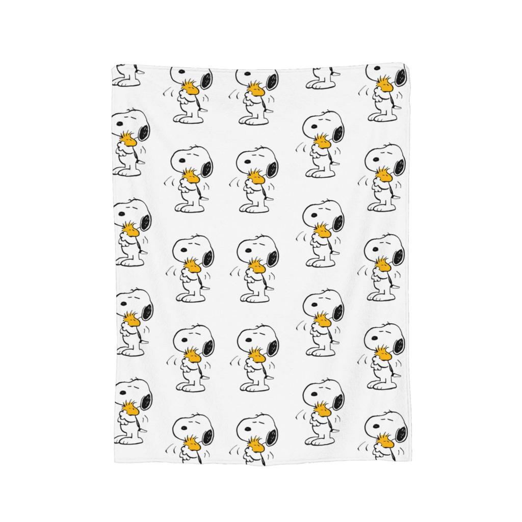Фланелевое одеяло Snoopy's Woodstock Winter Break Pattern, Пледы для дома, улицы, Мягкое одеяло,