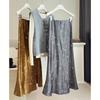 Новое китайское платье-русалка с гладким ацетатным сатиновым принтом бабочки, женское весеннее новое тонкое hip skirt с высокой талией