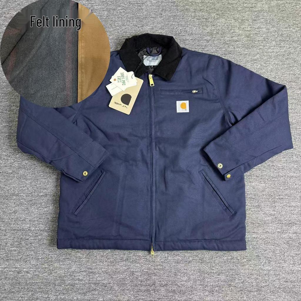 Detroit J01 Heavyweight Canvas Pure Cotton Retro Lapel Jacket