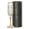 ADERIA Champagne Glass ARABESQUE FLUTE 180ml Made In Japan, Gift Boxed, Stylish, Gift, Present 6524