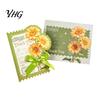 Blessing Note Cards Floral Greeting Card with Envelope, Thank You Ribbon Bow, Celebration Envelope Best Wishes for Wedding, Birthday, Baby Shower,