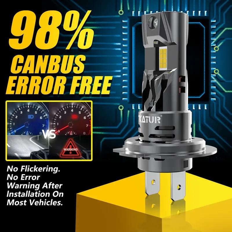 2 шт. КОМПЛЕКТ Светодиодные H7 Белый свет Автомобильная фара Для Kia Ceed Sportage Mazda CX 3 5 7 Toyota Corolla Hyundai I30 I40 Nissan Qashqai j10