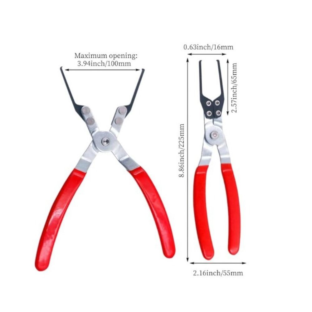 6Pcs/Set Convenient Relay Puller Pliers Metal Automotive Relay Fuse Puller Tool Fuse Puller Pliers