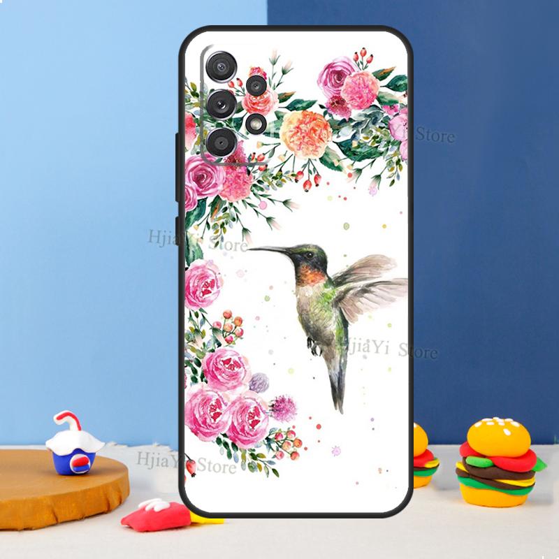 Hummingbird Case For Samsung A54 A34 A14 A13 A23 A33 A53 A73 A51 A71 A72 A12 A22 A32 A42 A52 Back Cover