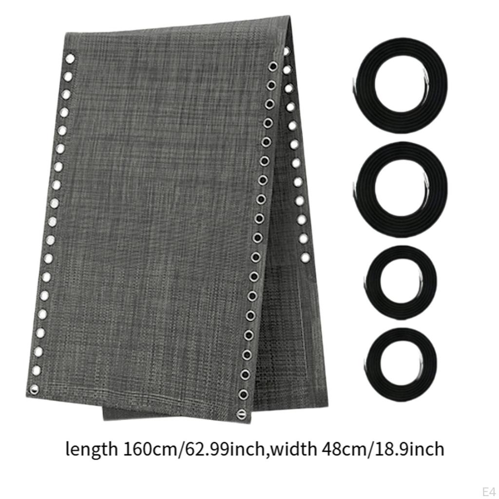 Запасные части для кресла-реклайнера, уличные складные сетчатые части с 4 эластичными шнурами для шезлонга