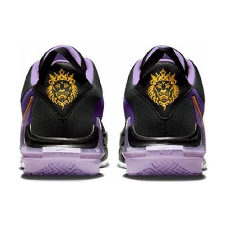 Nike Мужские кроссовки LeBron Witness 7 EP Lakers фиолетово-черные университетское золото DM1122-002
