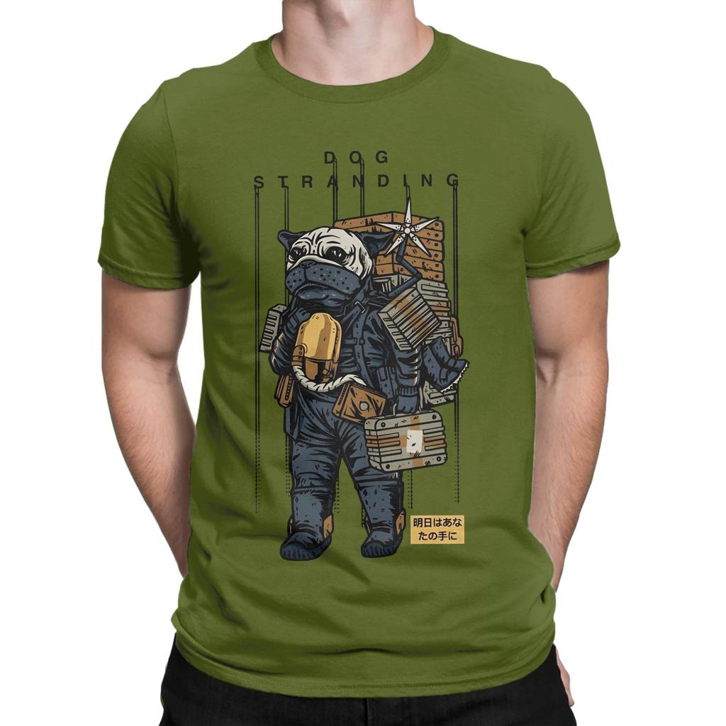 Death Stranding 100 Cotton T Shirt For Couple Summer Awesome T Shirts Breathable Harajuku Tees Oversize Design Clothing