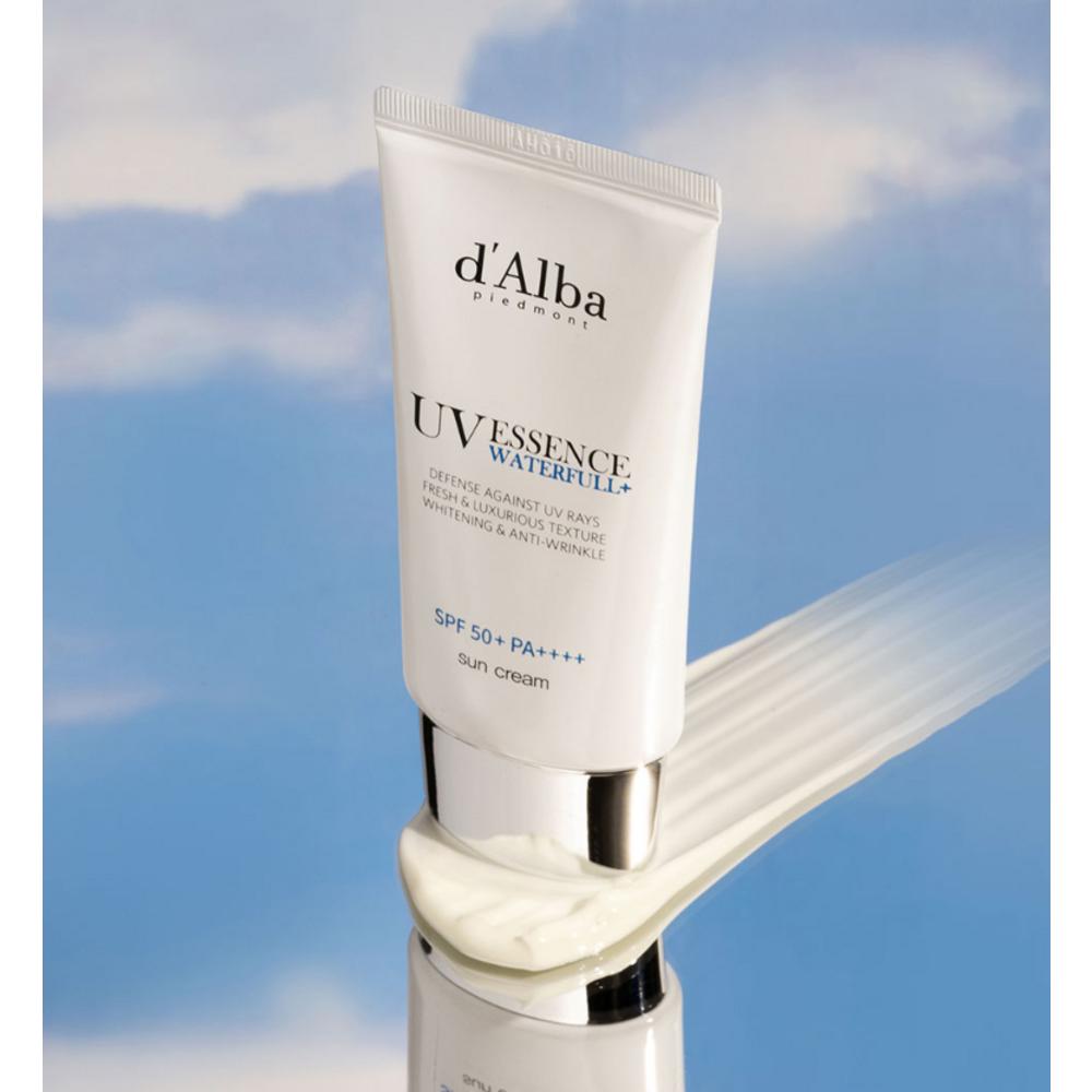 d'Alba Waterful Essence Sun Cream SPF50+ PA++++ 50ml + Waterful Tone-up Sun Cream SPF50+ PA++++ 50ml + Gift Bag