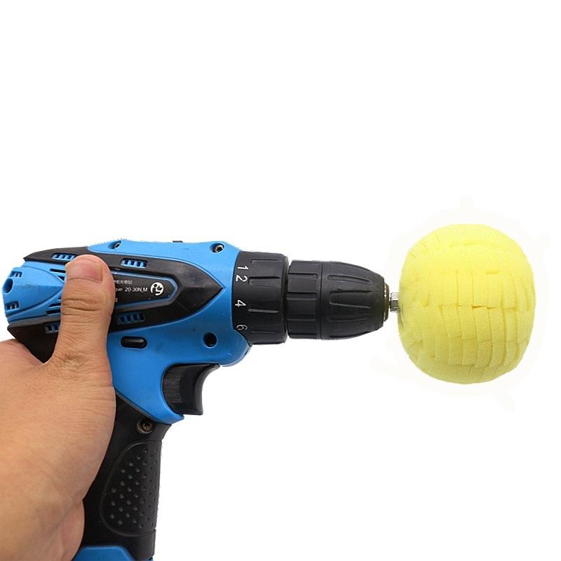 80 мм Сверло Полировальные Губки Пады Полировальный Конус Губка Шар Полировальный Набор Для Автомобильных Колесных Дисков Пад Уход За Ступицей Электроинструменты