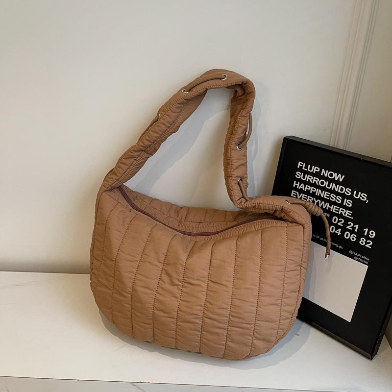 Складная сумка через плечо с завязками, женская сумка для пельменей большой вместимости, сумка через плечо для поездок на работу