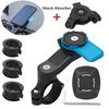1set Motorcycle, Bicycle Handle, Mobile Phone Holder, Detachable 360 ° Rotating Shock-absorbing Mobile Phone Holder