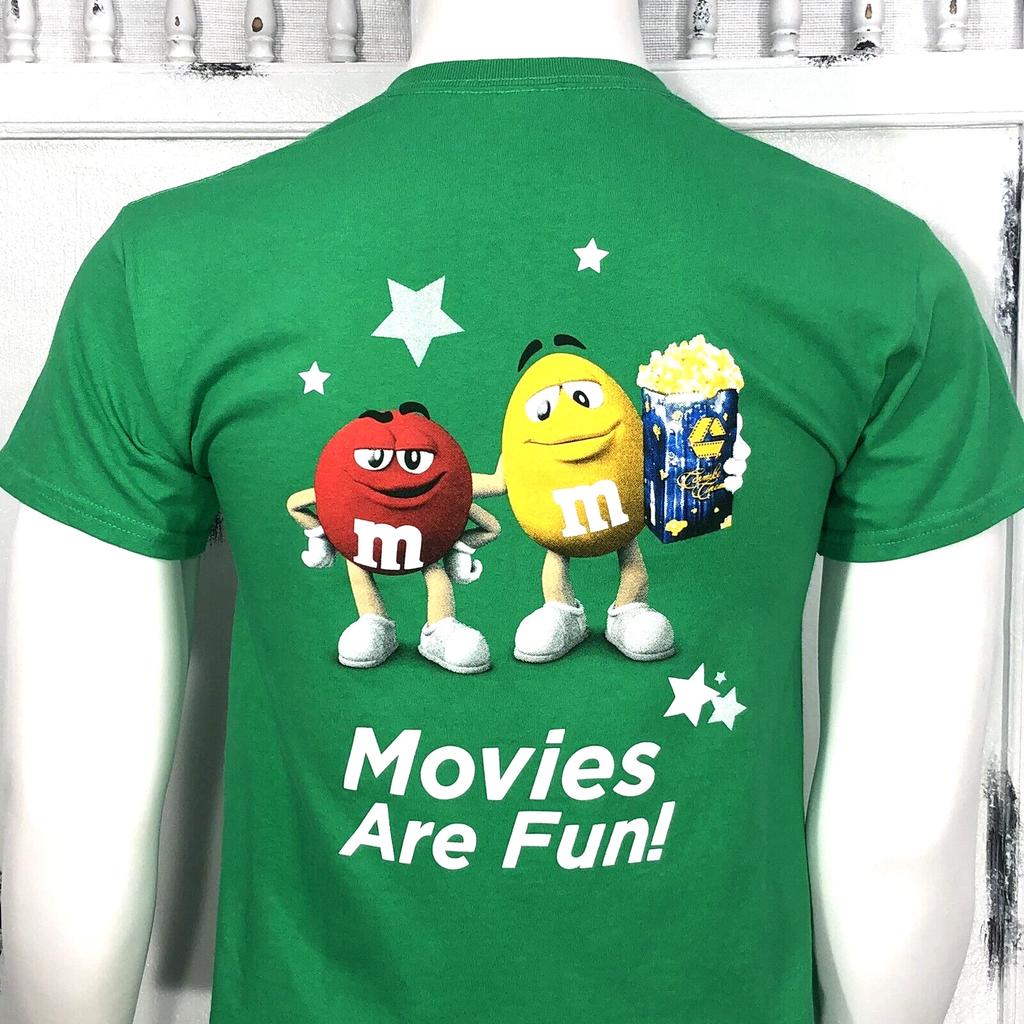 Футболка M&M's Шоколадные Конфеты Кинотеатр Carmike Cinemas Промо Размер S