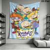 Rugrats Wall Tapestry Aesthetic Wall Hanging Printed Fabric Blanket Decorative Tapestries for Bedroom Living Room Home Decor