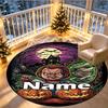 Custom Name Personalized Bride of Chucky Print Round Rug, Versatile Home Decor Carpet, for Playroom, Apartment, Balcony, Entryway, Hallway Gift