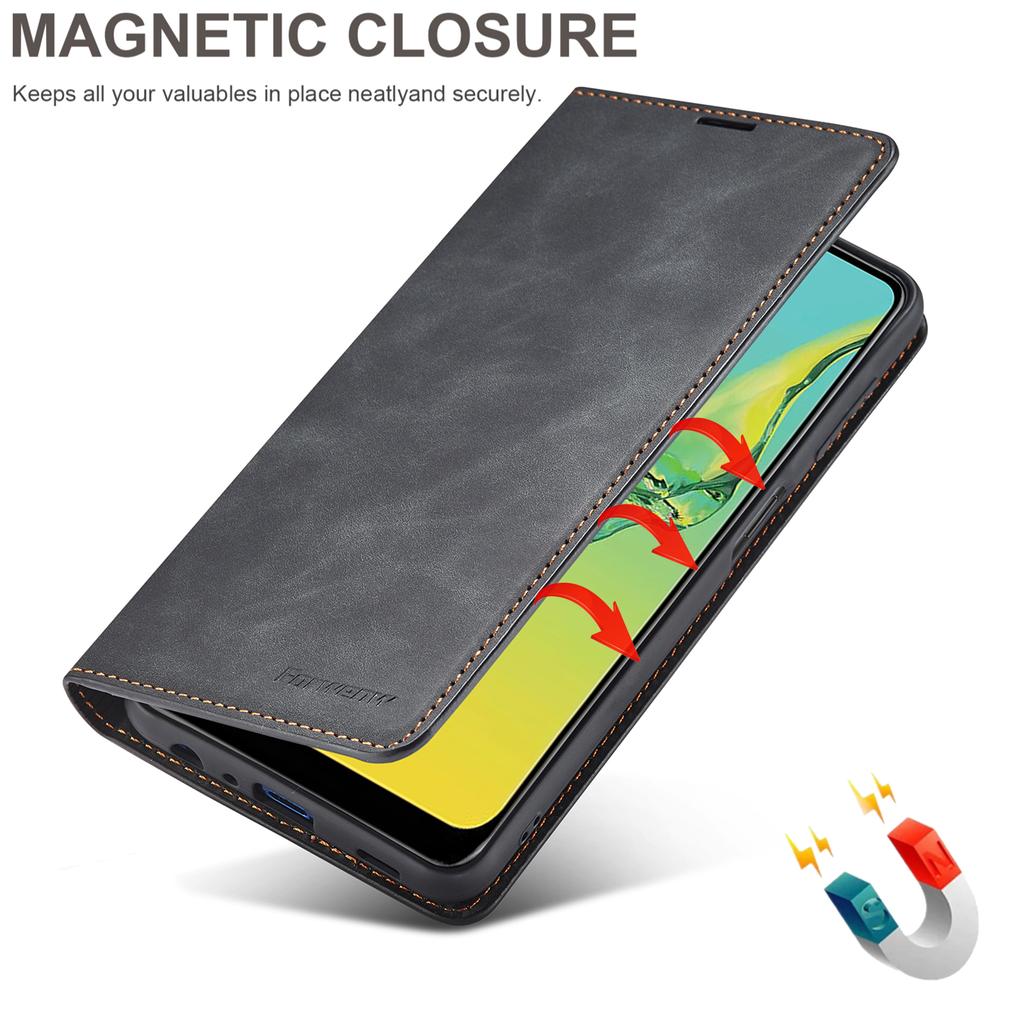 Leather Phone Case For Samsung S23 FE S22 Ultra S21 S20 Plus 5G Note 20 10 9 Magntic Flip Wallet for Galaxy S10 S9 S8 S7 Edge +