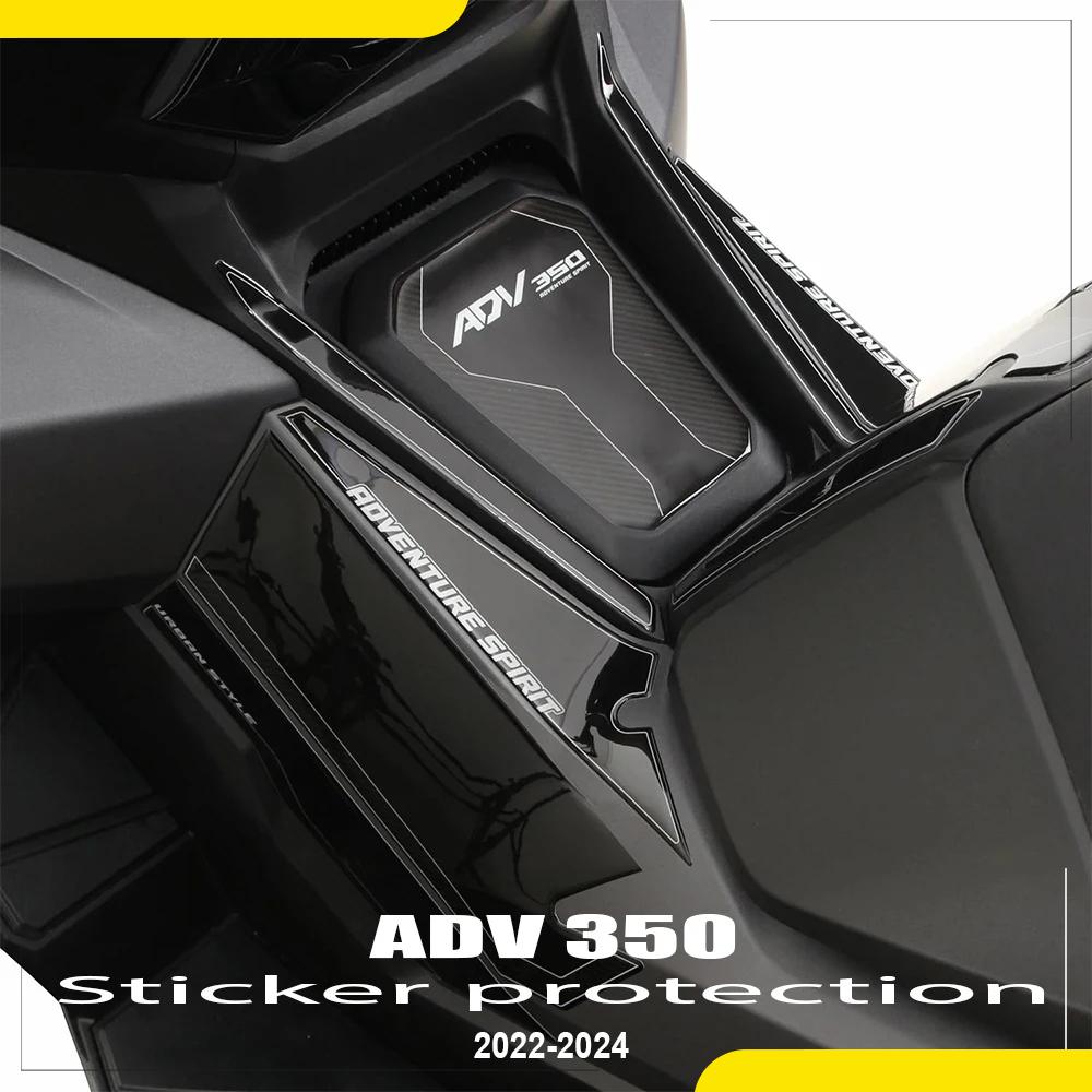 3D Epoxy Resin Sticker Protection Decal Kit Tank Pad For ADV350 ADV 350 2022 2023 2024 2025