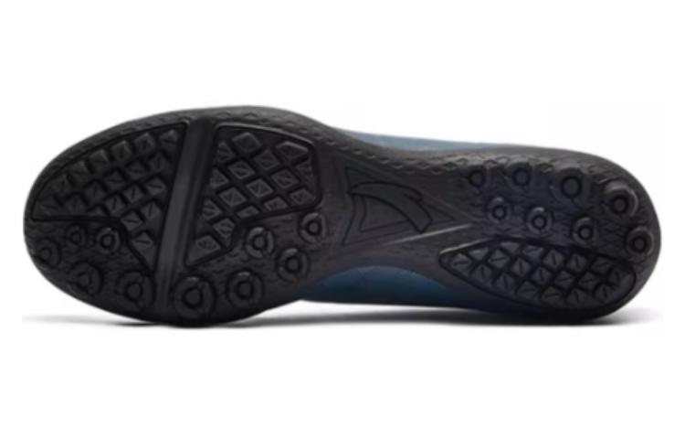 Men's Sneakers Anta TF Turf Artificial Turf Slip Resistant Abrasion Resistant Soccer Shoes Men's Blue
